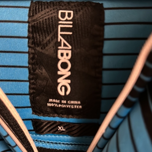 Men’s Billabong Blue Zip Up Hoodie Size XL - Picture 4 of 5